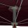 vidaXL Halb-Sonnenschirm mit Mast 180x90 cm Bordeauxrot