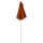 vidaXL Halb-Sonnenschirm mit Mast 180x90 cm Terracotta-Rot