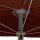 vidaXL Halb-Sonnenschirm mit Mast 180x90 cm Terracotta-Rot