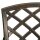 vidaXL Gartenstühle 2 Stk. Aluminiumguss Bronzen