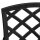 vidaXL Gartenstühle 2 Stk. Aluminiumguss Schwarz