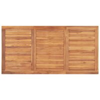 vidaXL Garten-Esstisch 160x80x77 cm Massivholz Teak