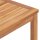 vidaXL Garten-Esstisch 160x80x77 cm Massivholz Teak