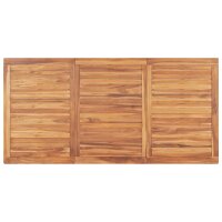 vidaXL Garten-Esstisch 180x90x77 cm Massivholz Teak