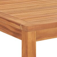 vidaXL Garten-Esstisch 180x90x77 cm Massivholz Teak