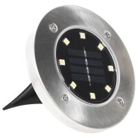 vidaXL Solar-Bodenleuchten 8 Stk. LED-Leuchtmittel RGB Farbe