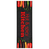 vidaXL K&uuml;chenteppich Waschbar Hot &amp; Spicy 60x300 cm