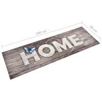 vidaXL K&uuml;chenbodenmatte Waschbar Home 60x180 cm