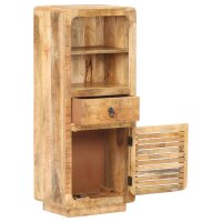 vidaXL Highboard 45x32x110 cm Raues Mangoholz