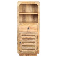 vidaXL Highboard 45x32x110 cm Raues Mangoholz