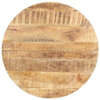 vidaXL Esstisch 80 cm Raues Mangoholz