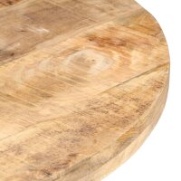 vidaXL Esstisch 80 cm Raues Mangoholz