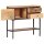 vidaXL Sideboard 85x30x80 cm Raues Mangoholz