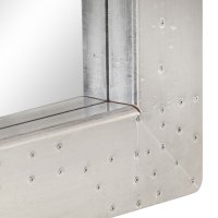 vidaXL Aviator-Spiegel 110x50 cm Metall