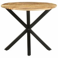 vidaXL Beistelltisch 68x68x56 cm Mango Massivholz