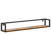 vidaXL Wandregale 2 Stk. 120 cm Massivholz Akazie