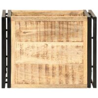 vidaXL Beistelltisch 40x30x40 cm Raues Mangoholz