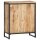 vidaXL Weinschrank 62x33x78,5 cm Raues Mangoholz