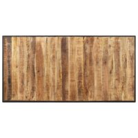 vidaXL Esstisch 160 cm Raues Mangoholz