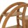 vidaXL Wandregal Yin und Yang 80x17,5x80 cm Teak Massivholz