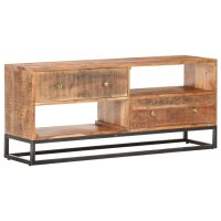 vidaXL TV-Schrank 120x30x50 cm Raues Akazienholz