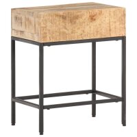 vidaXL Beistelltisch 40x30x50 cm Raues Mango-Massivholz