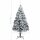 vidaXL K&uuml;nstlicher Weihnachtsbaum Beschneit Gr&uuml;n 210 cm PVC