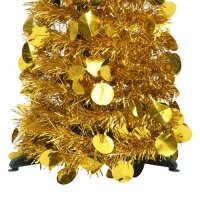 vidaXL Künstlicher Pop-Up-Weihnachtsbaum Golden 180...