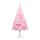 vidaXL K&uuml;nstlicher Weihnachtsbaum mit St&auml;nder Rosa 210 cm PVC