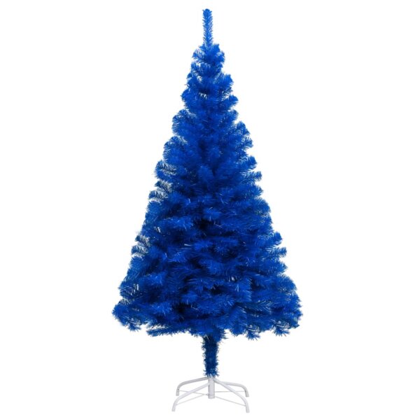 vidaXL K&uuml;nstlicher Weihnachtsbaum mit St&auml;nder Blau 150 cm PVC