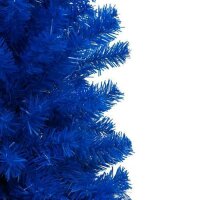 vidaXL K&uuml;nstlicher Weihnachtsbaum mit St&auml;nder Blau 150 cm PVC