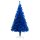 vidaXL K&uuml;nstlicher Weihnachtsbaum mit St&auml;nder Blau 210 cm PVC