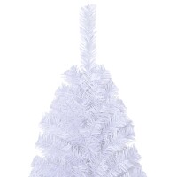 vidaXL K&uuml;nstlicher Weihnachtsbaum mit Dicken Zweigen Wei&szlig; 210 cm PVC