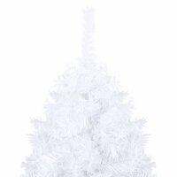 vidaXL K&uuml;nstlicher Weihnachtsbaum mit Dicken Zweigen Wei&szlig; 240 cm PVC