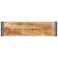 WOWONA Konsolentisch 120x30x75 cm Raues Mangoholz