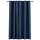 vidaXL Verdunkelungsvorhang mit Ösen Leinenoptik Blau 290x245 cm