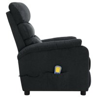 vidaXL Massagesessel Dunkelgrau Stoff