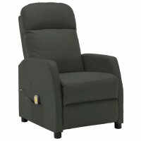 vidaXL Massagesessel Anthrazit Kunstleder