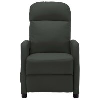 vidaXL Massagesessel Anthrazit Kunstleder