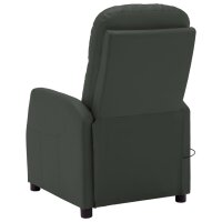 vidaXL Massagesessel Anthrazit Kunstleder