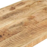 vidaXL Couchtisch 120x60x40 cm Raues Mangoholz