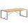 vidaXL Couchtisch 120x60x40 cm Raues Mangoholz