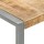 vidaXL Couchtisch 140x140x40 cm Raues Mangoholz