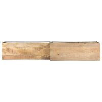 vidaXL TV-Schrank 180x30x50 cm Raues Mangoholz