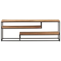 vidaXL TV-Schrank 130x30x45 cm Akazie Massivholz