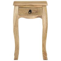 vidaXL Nachttisch 28x28x46 cm Massivholz Mango