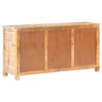 vidaXL Sideboard 151x40x75 cm Raues Akazienholz