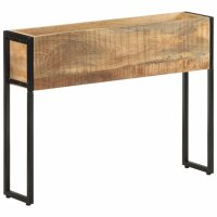 vidaXL Pflanzk&uuml;bel 90x20x68 cm Raues Mangoholz