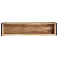 vidaXL Pflanzk&uuml;bel 90x20x68 cm Raues Mangoholz