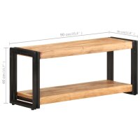 vidaXL TV-Schrank 90x30x40 cm Akazie Massivholz